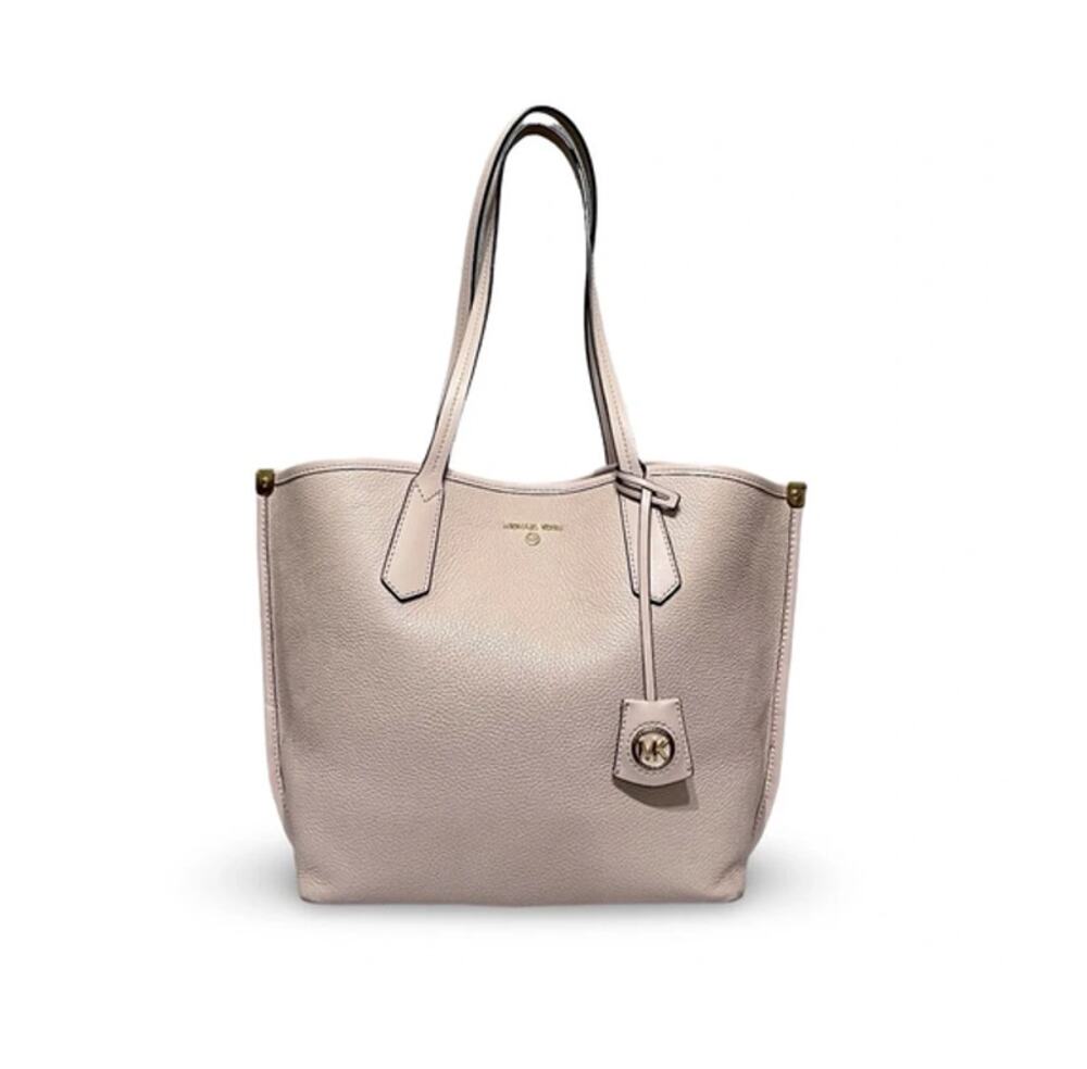 Michael Kors Jane Large Tote Bag Soft Pink Pebbled Leather